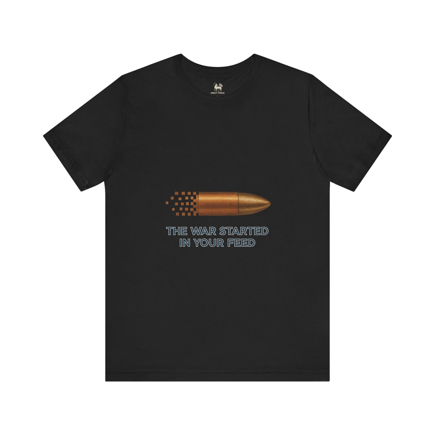 It Started In Your Feed  | Unisex Jersey Short Sleeve T-Shirt, Thought-Provoking Apparel