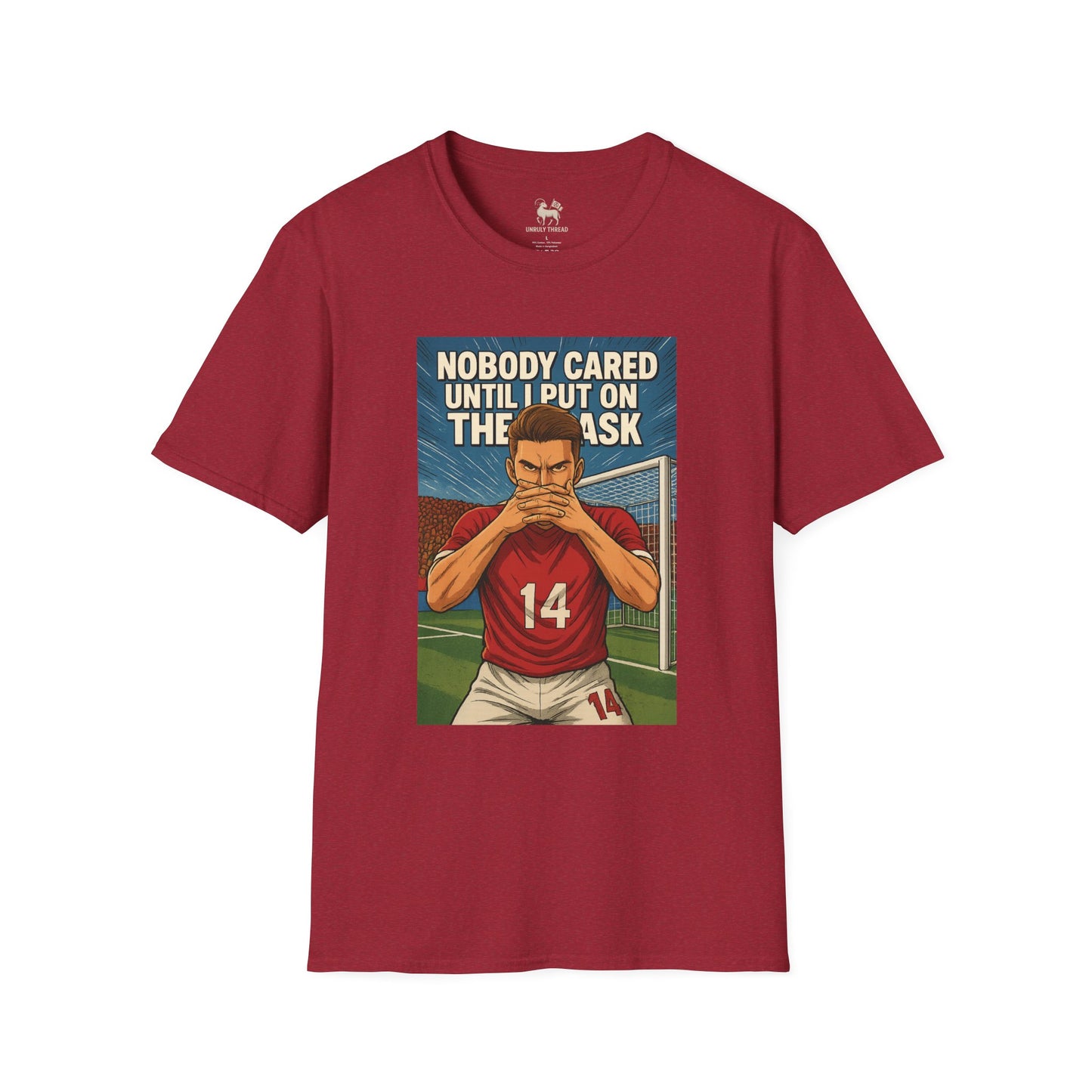 The Masked Arrival – Arsenal No.14 Energy Tee | Unisex Softstyle Shirt
