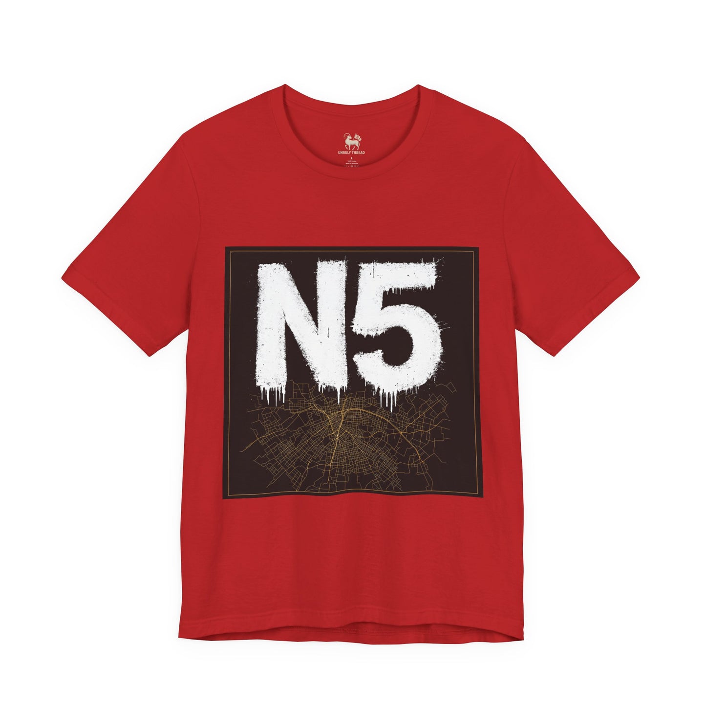 N5 | North London Postcode Tee | Arsenal Terrace Culture Statement | Bella + Canvas 3001