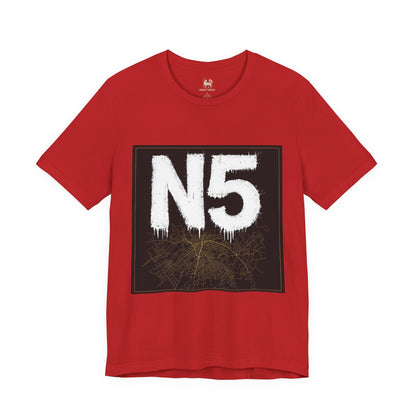 N5 | North London Postcode Tee | Arsenal Terrace Culture Statement | Bella + Canvas 3001