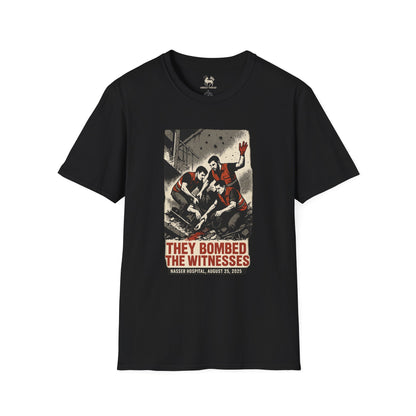 🩸 THEY BOMBED THE WITNESSES | Activist Apparel by Unruly Thread