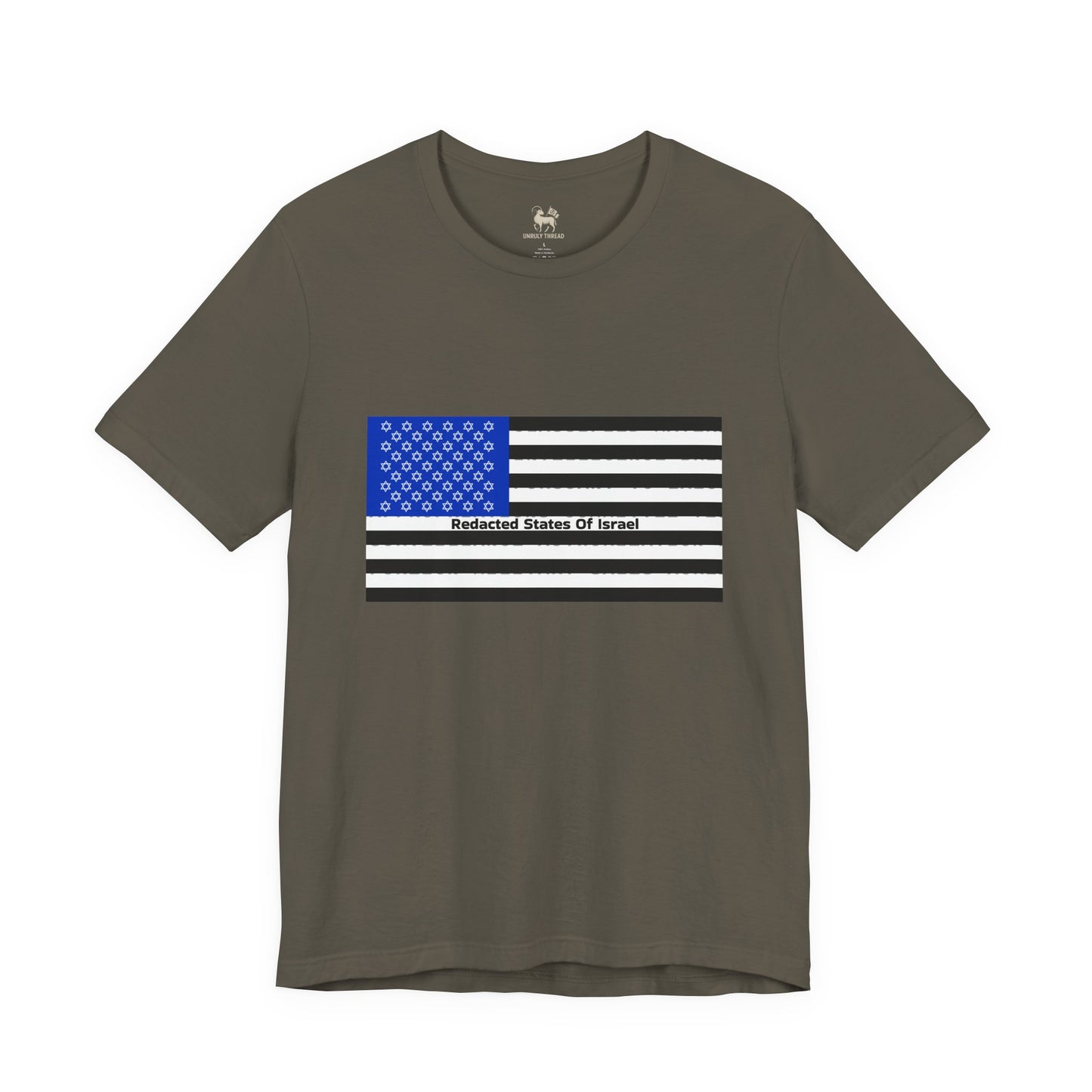 Redacted States of Israel | Bella + Canvas 3001