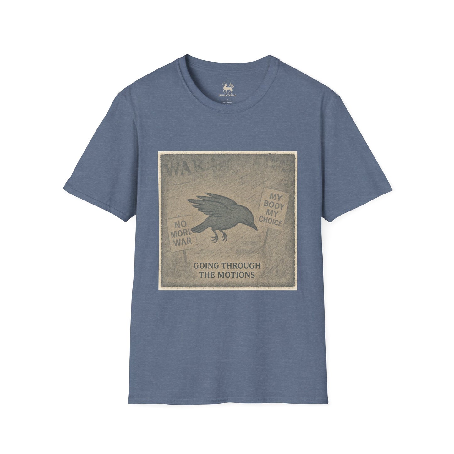 Stage 1 – Going Through the Motions  | Unisex Softstyle Protest Shirt