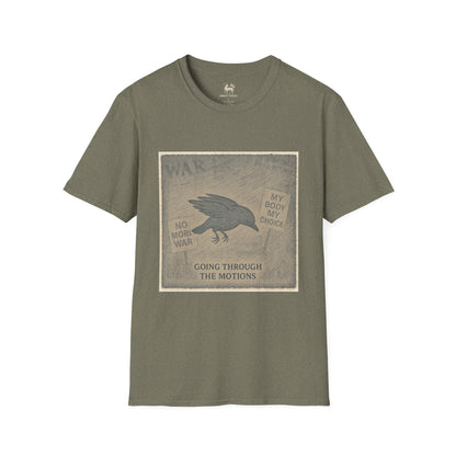 Stage 1 – Going Through the Motions  | Unisex Softstyle Protest Shirt