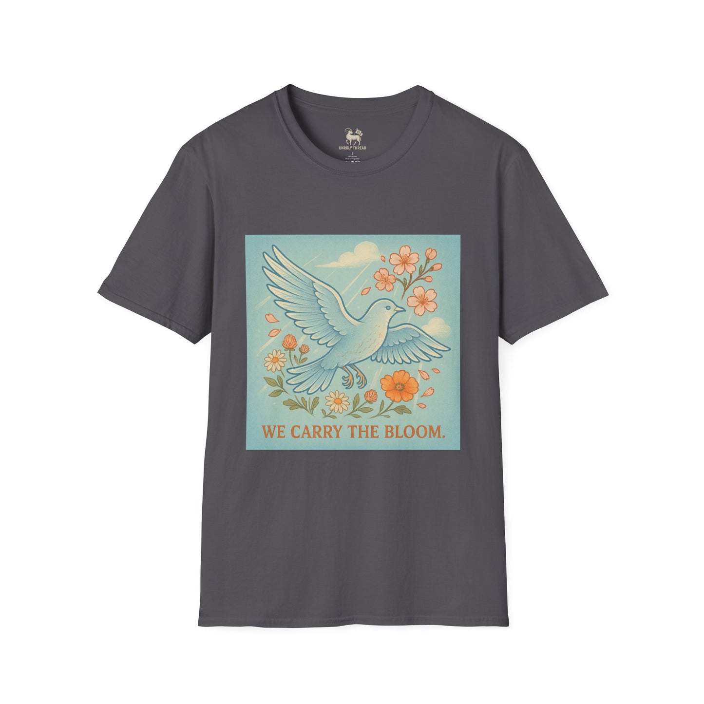 Stage 3 – We Carry the Bloom   | Unisex Softstyle Protest Shirt