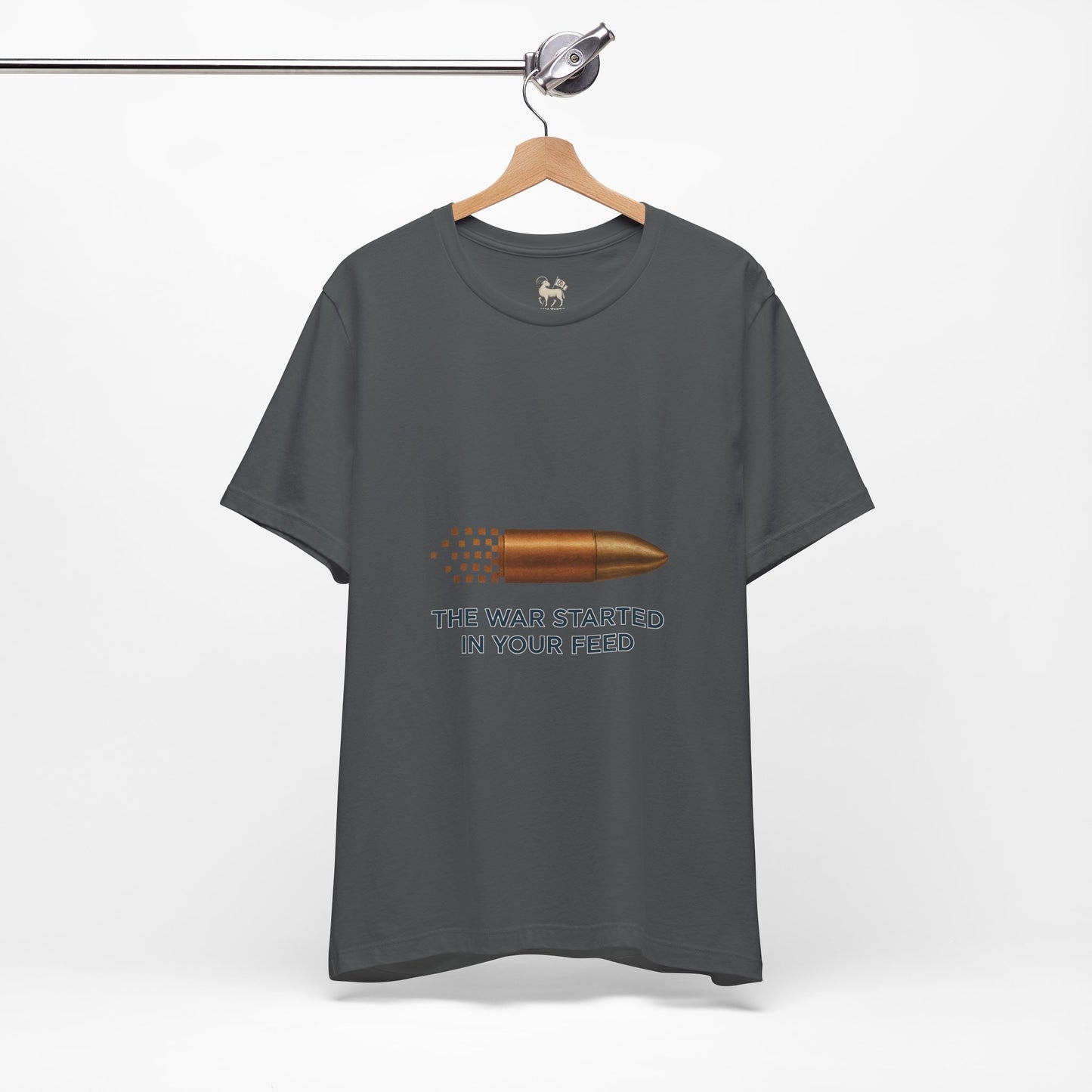It Started In Your Feed  | Unisex Jersey Short Sleeve T-Shirt, Thought-Provoking Apparel