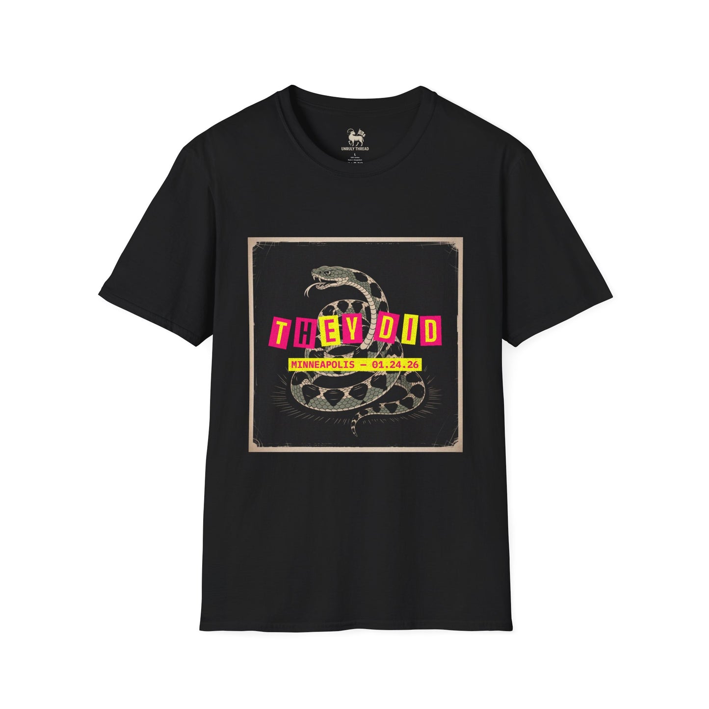 THEY DID | Minneapolis 01.24.26 | Gadsden Snake 2A Tee
