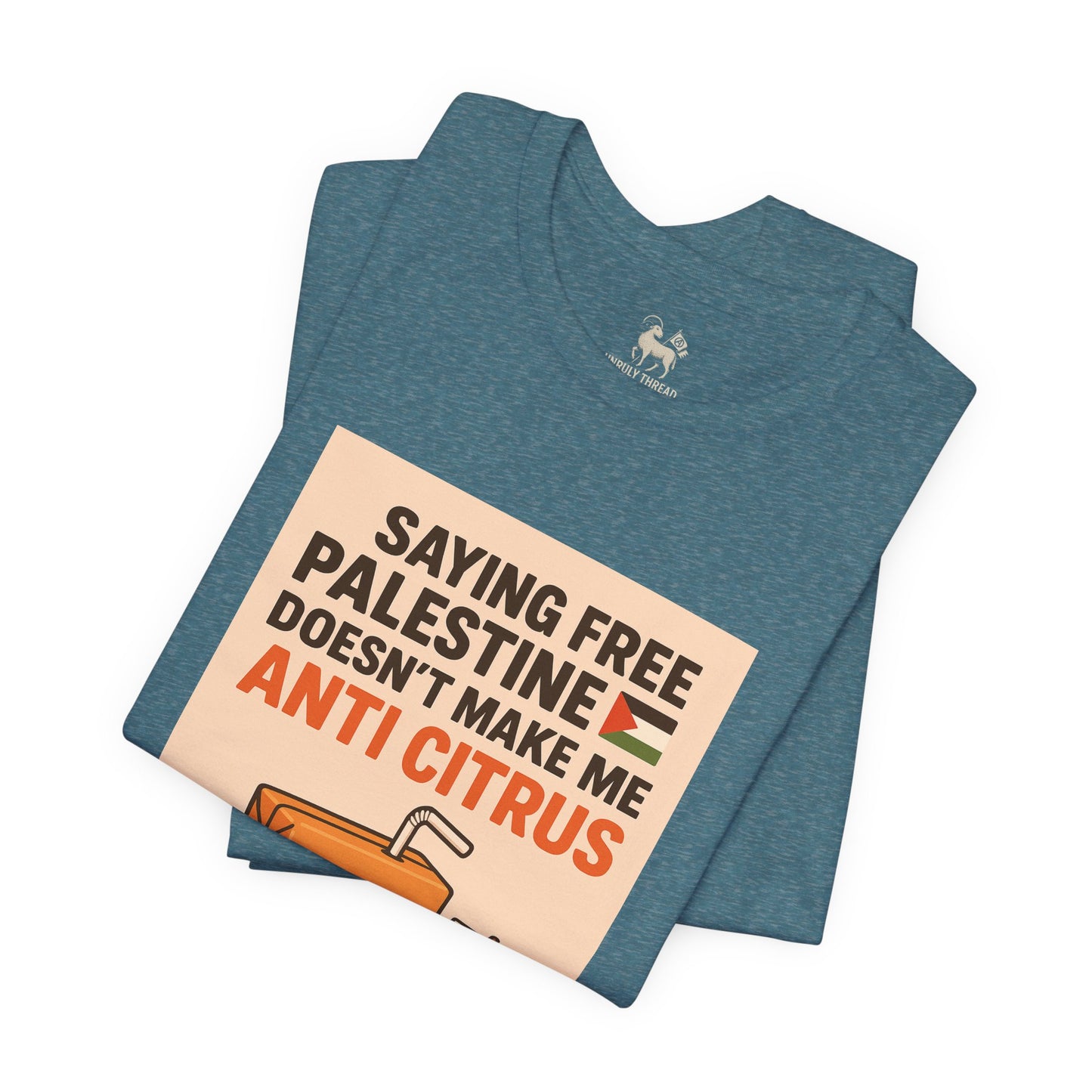 The Juice Box T-Shirt | Unruly Thread Activist Streetwear | Bella + Canvas 3001