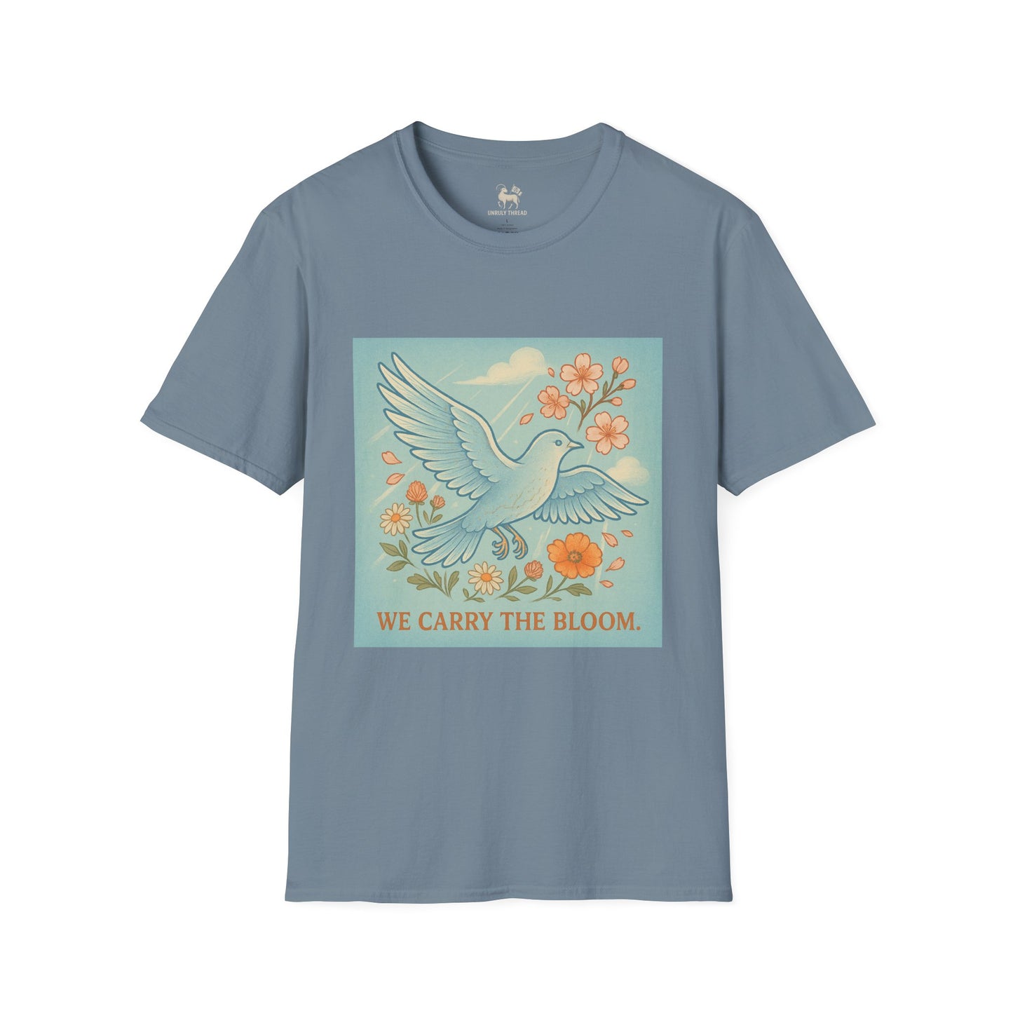 Stage 3 – We Carry the Bloom   | Unisex Softstyle Protest Shirt