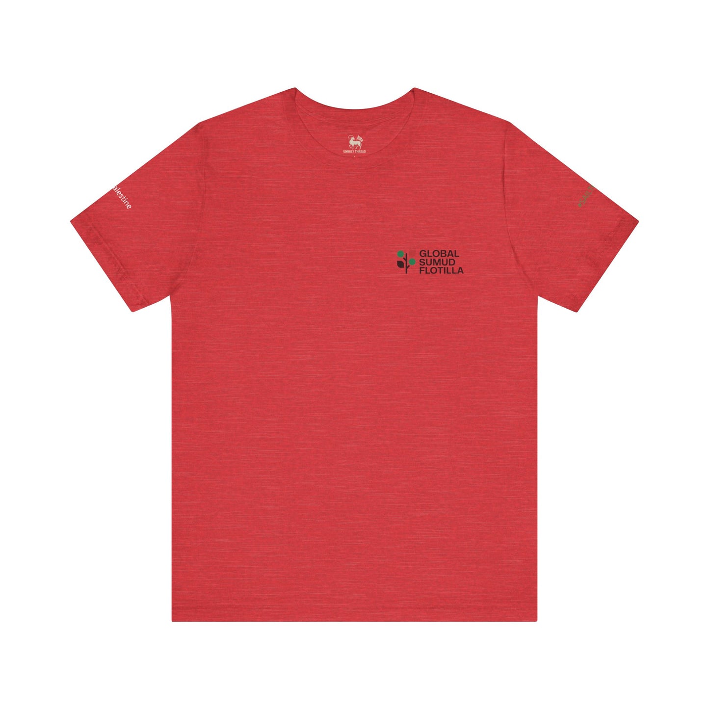🩶 GLOBAL SUMUD FLOTILLA — RESISTANCE EDITION | Unisex Jersey Short Sleeve T-Shirt, Thought-Provoking Apparel