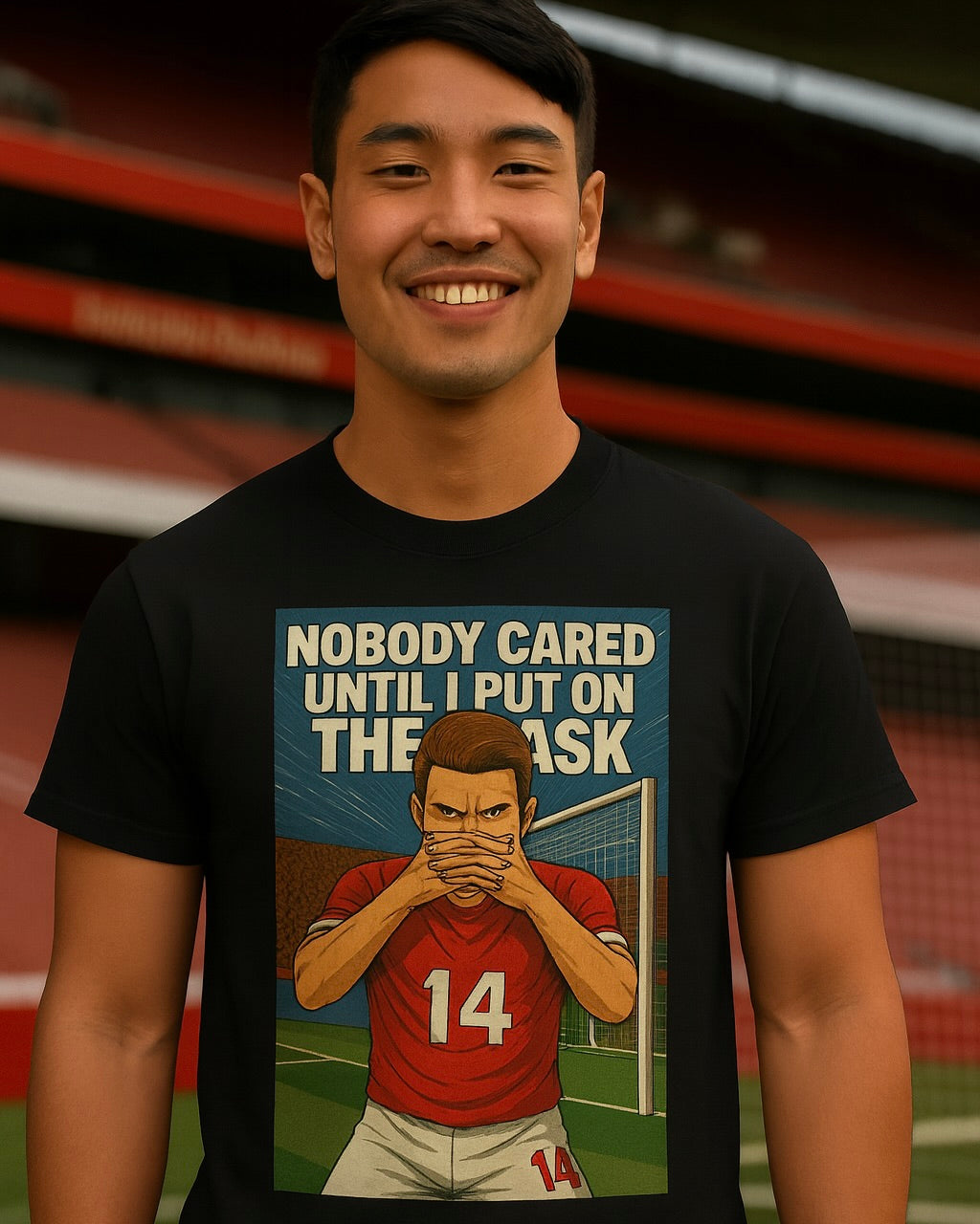 The Masked Arrival Arsenal No 14 energy tee Unruly Thread