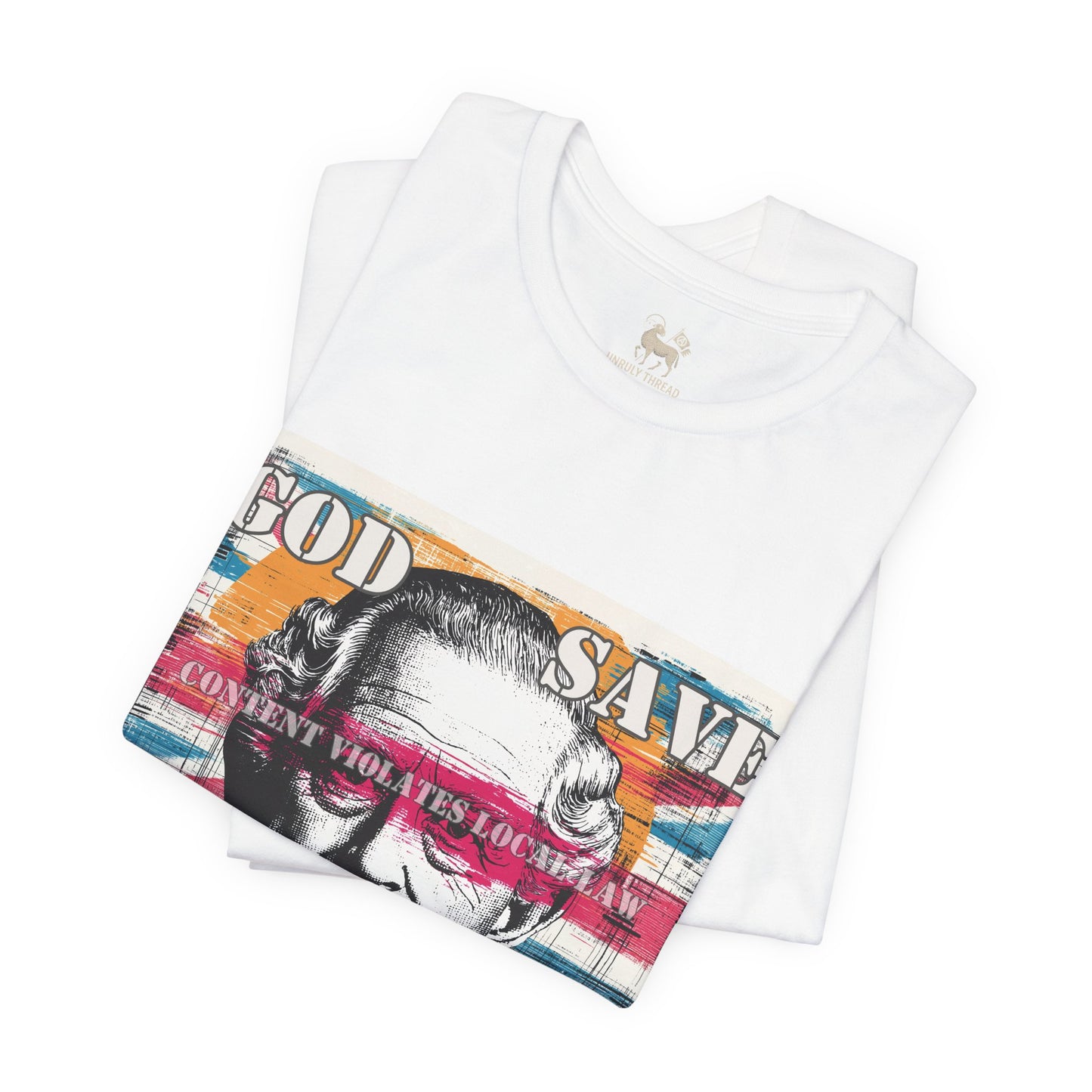 God Save The Screen – Protest Tee (UK Online Safety Act Edition) | Unisex Jersey Short Sleeve T-Shirt, Thought-Provoking Apparel
