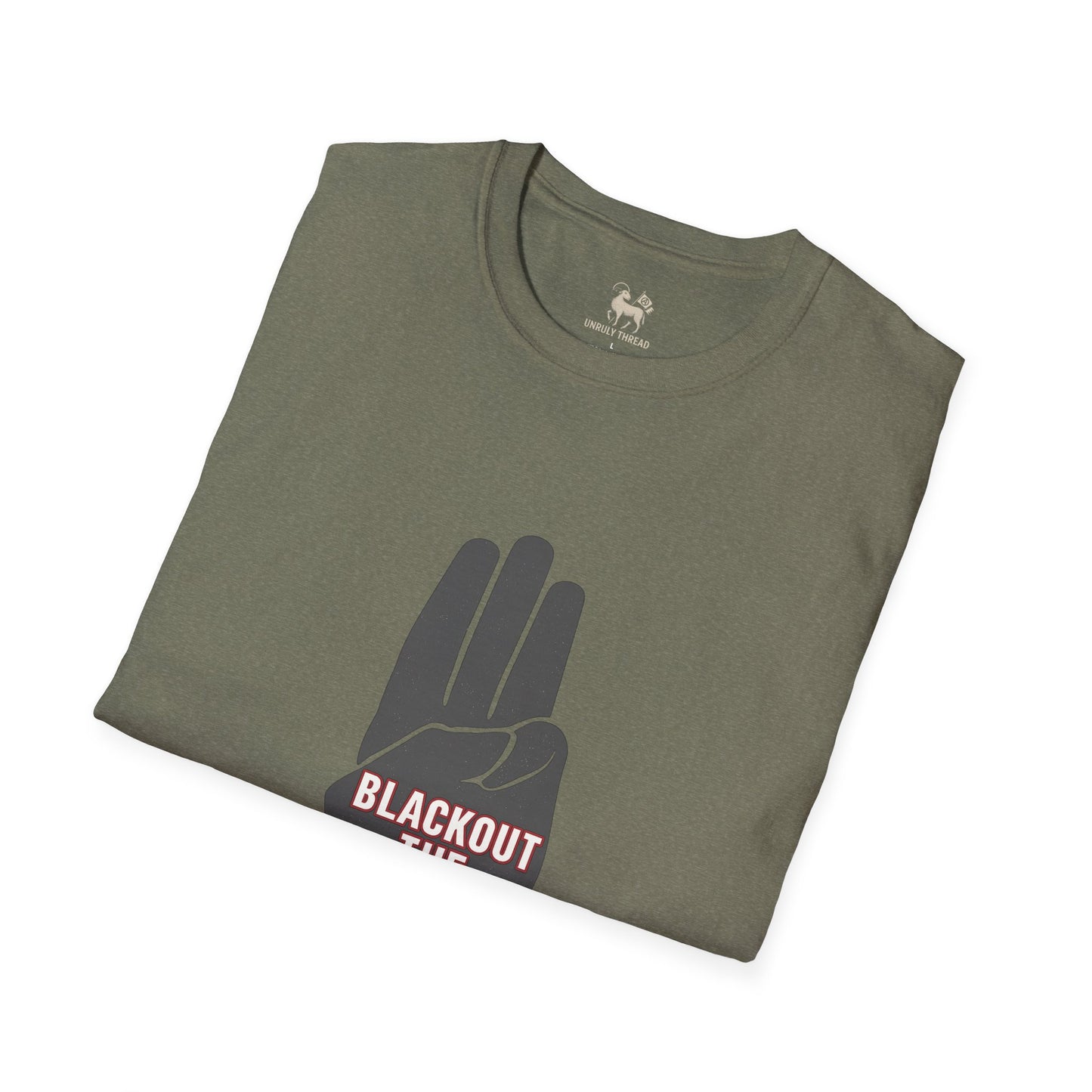 BLACKOUT THE SYSTEM T-Shirt | Activist Apparel by Unruly Thread