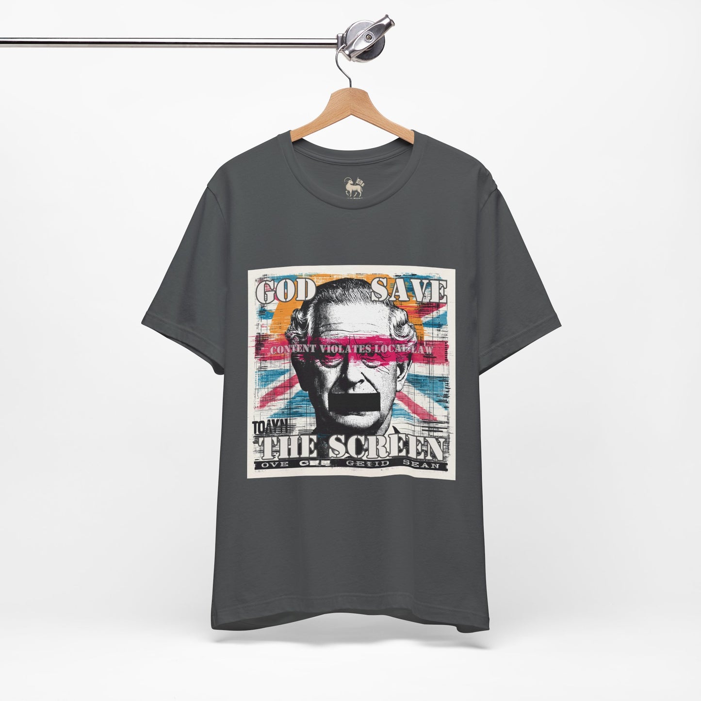 God Save The Screen – Protest Tee (UK Online Safety Act Edition) | Unisex Jersey Short Sleeve T-Shirt, Thought-Provoking Apparel