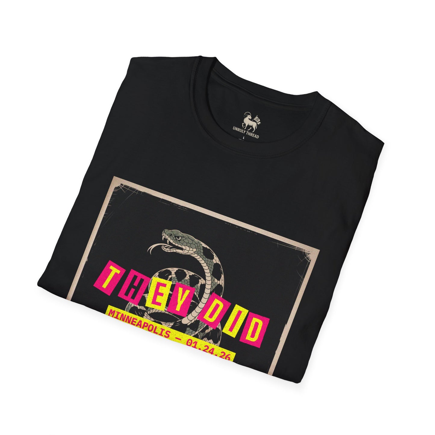 THEY DID | Minneapolis 01.24.26 | Gadsden Snake 2A Tee