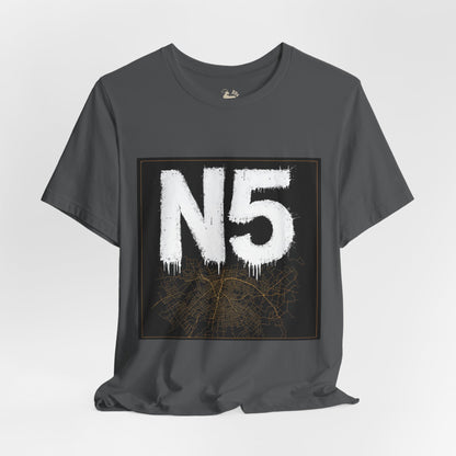 N5 | North London Postcode Tee | Arsenal Terrace Culture Statement | Bella + Canvas 3001