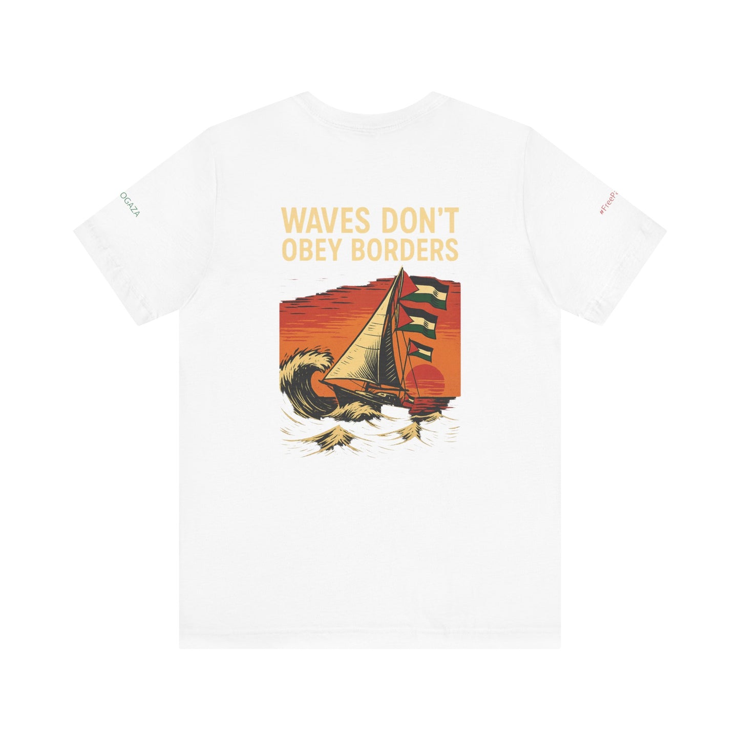 🩶 GLOBAL SUMUD FLOTILLA — RESISTANCE EDITION | Unisex Jersey Short Sleeve T-Shirt, Thought-Provoking Apparel
