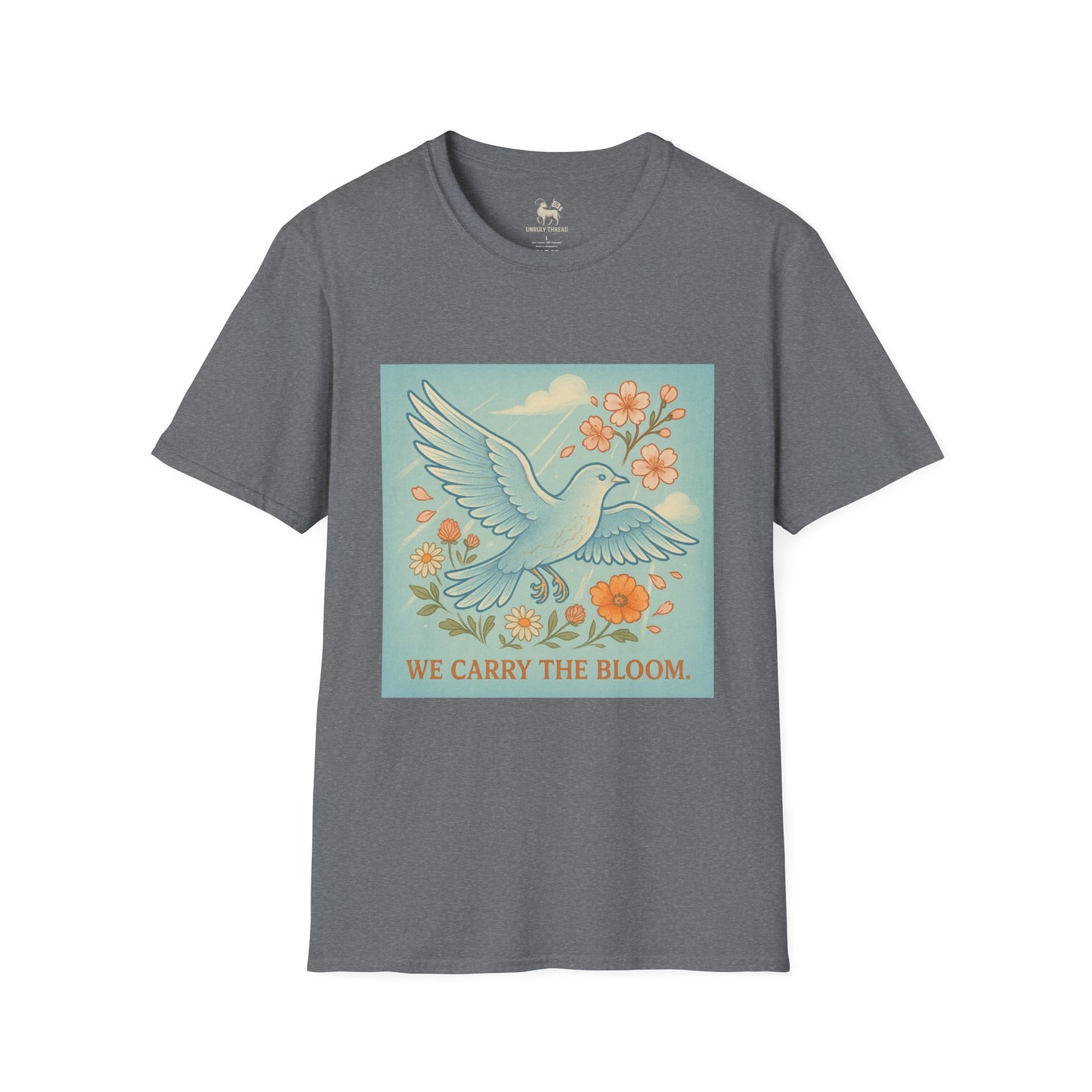 Stage 3 – We Carry the Bloom   | Unisex Softstyle Protest Shirt